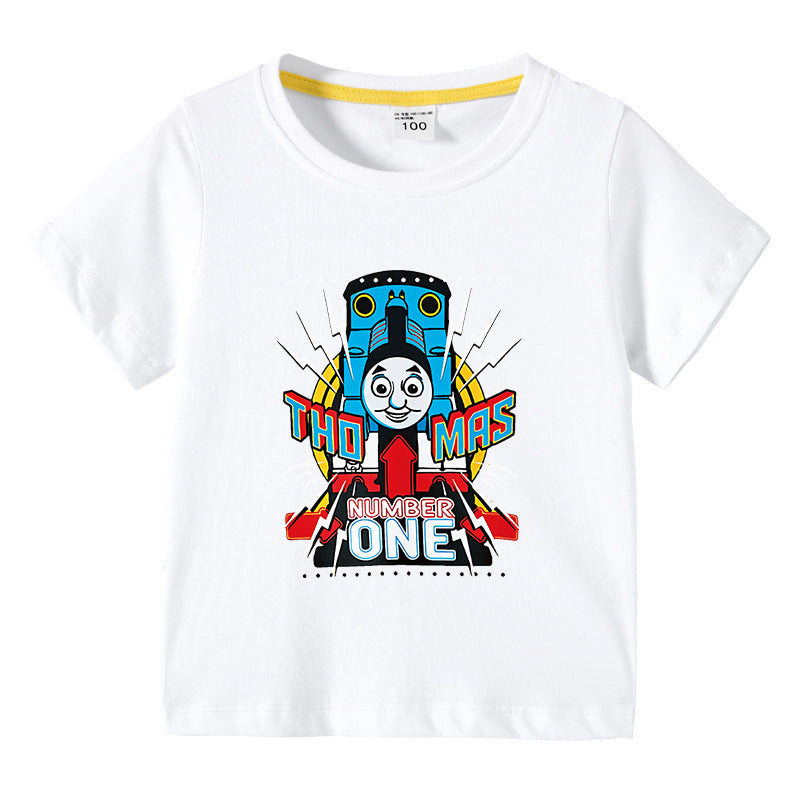 Children's summer clothes short sleeved T-shirt for boys