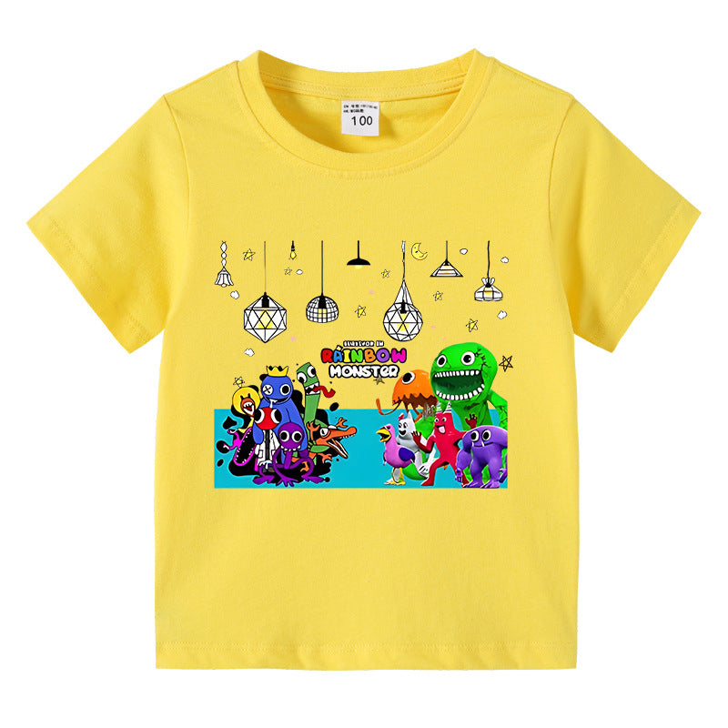 Children's summer clothes short sleeved T-shirt for boys