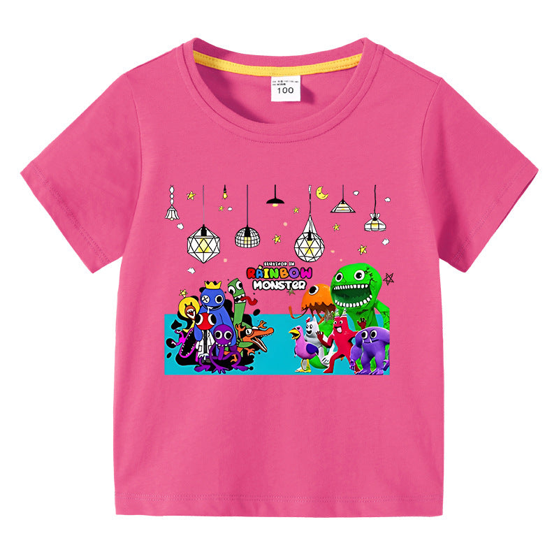 Children's summer clothes short sleeved T-shirt for boys