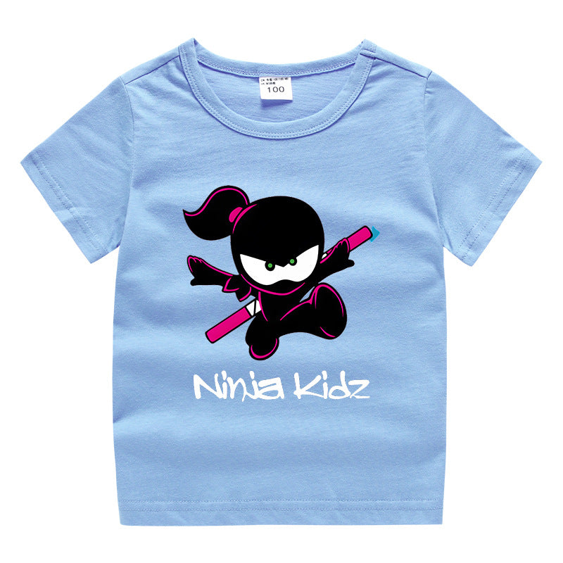 Children's summer clothing short sleeved T-shirt for men and women