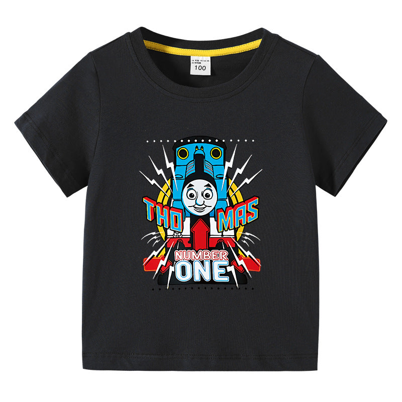 Children's summer clothes short sleeved T-shirt for boys
