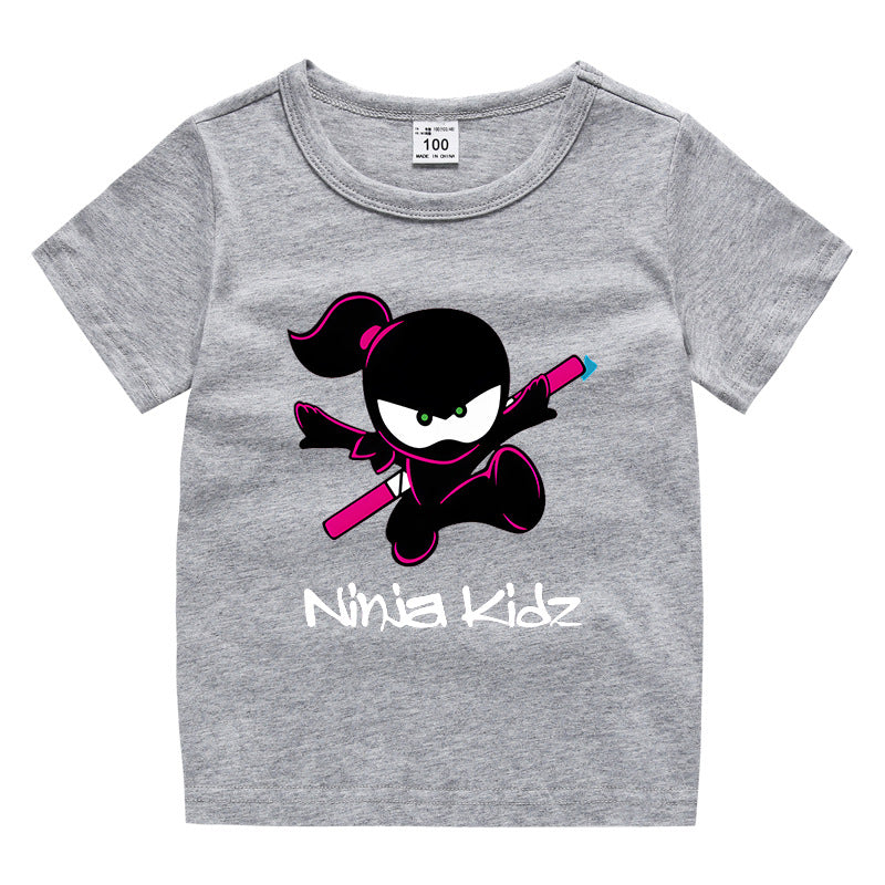 Children's summer clothing short sleeved T-shirt for men and women