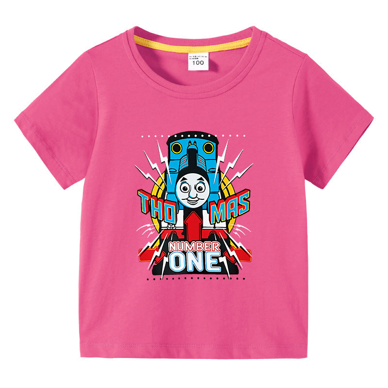 Children's summer clothes short sleeved T-shirt for boys