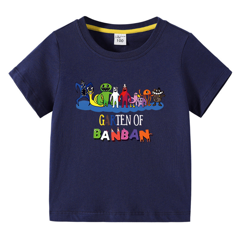 Summer short sleeved T-shirt for boys