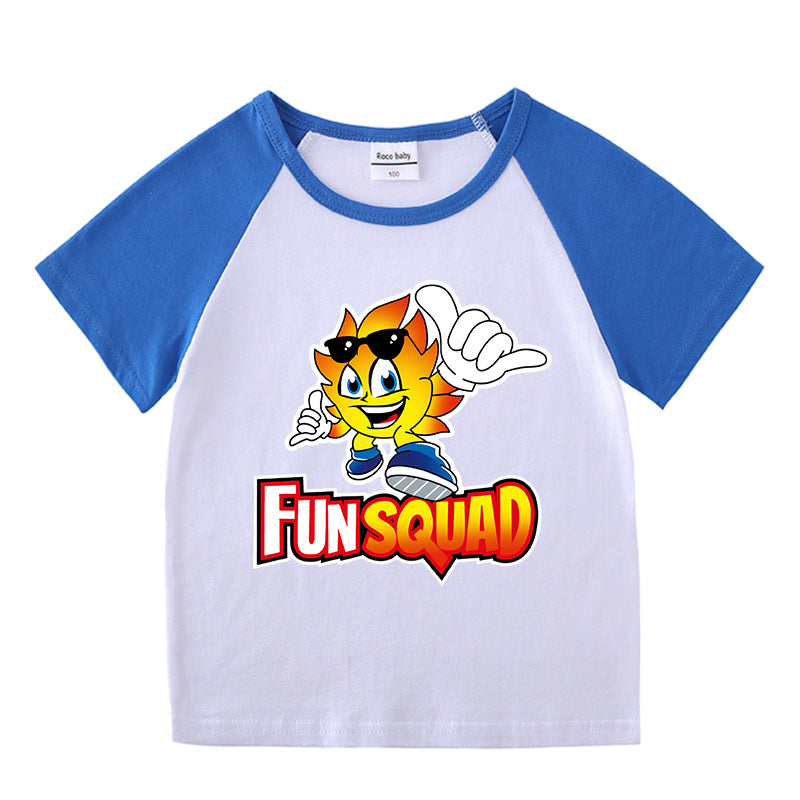 Children's summer clothing short sleeved T-shirt for men and women