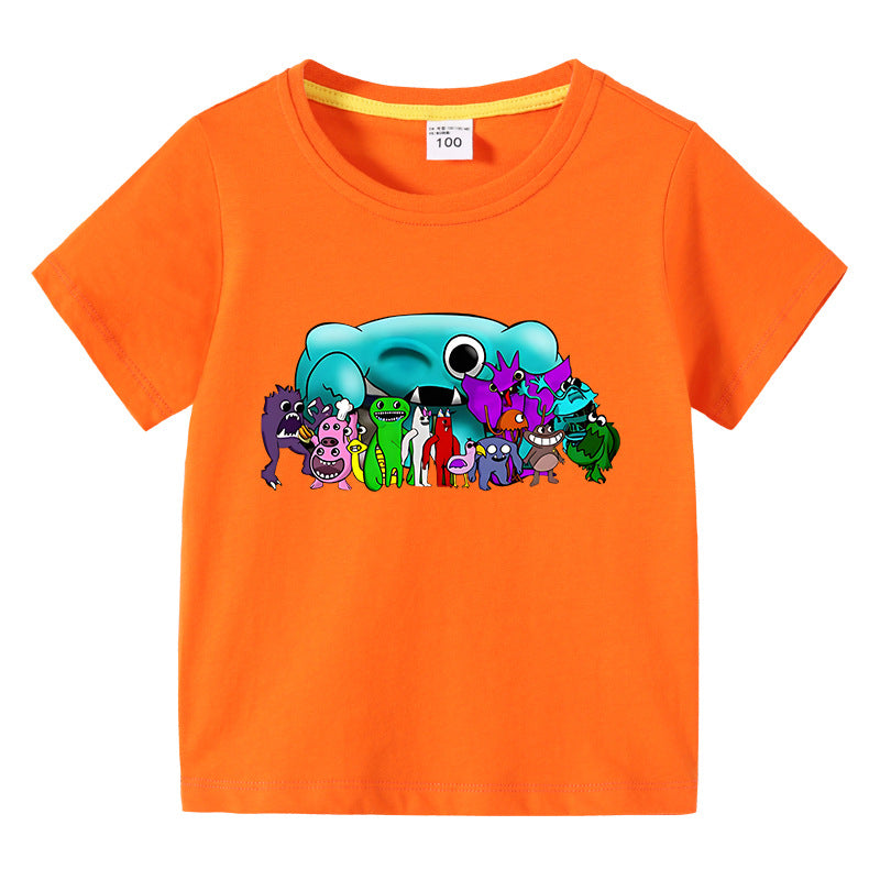 Summer short sleeved T-shirt for boys
