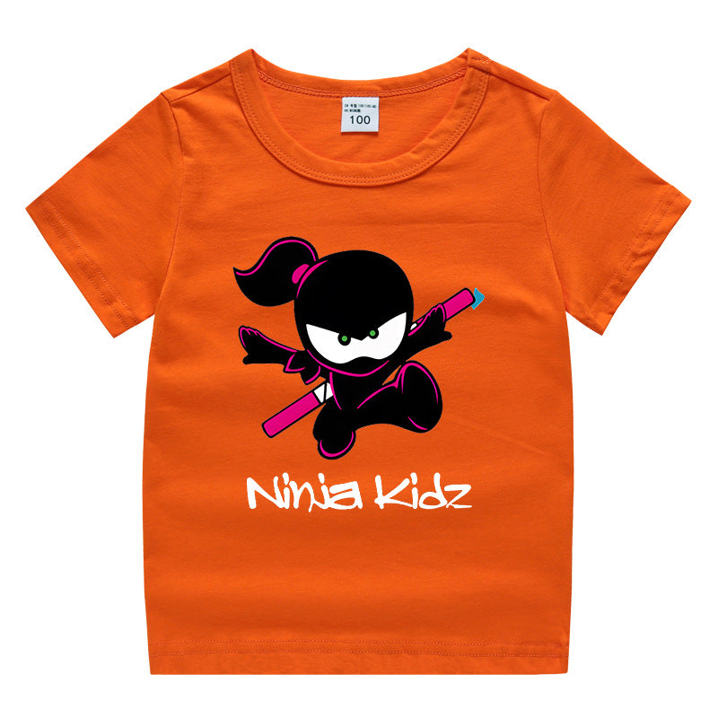Children's summer clothing short sleeved T-shirt for men and women