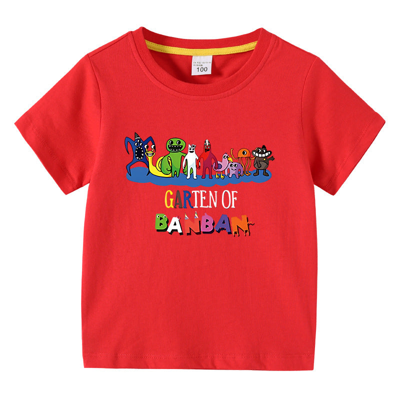 Summer short sleeved T-shirt for boys