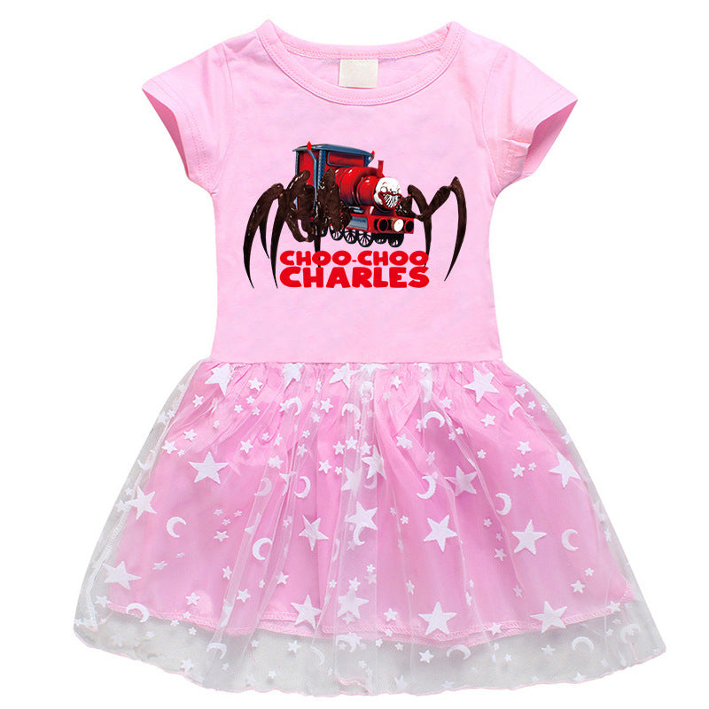 Girls' Half Sleeve Summer Dress