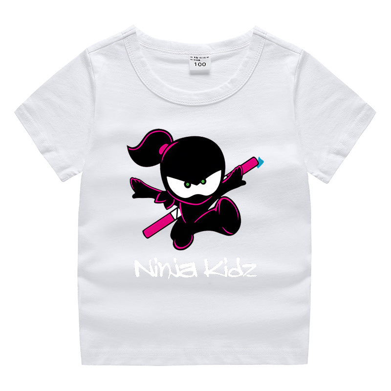 Children's summer clothing short sleeved T-shirt for men and women