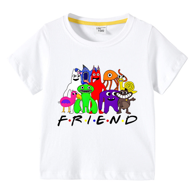 Children's summer short sleeved T-shirt