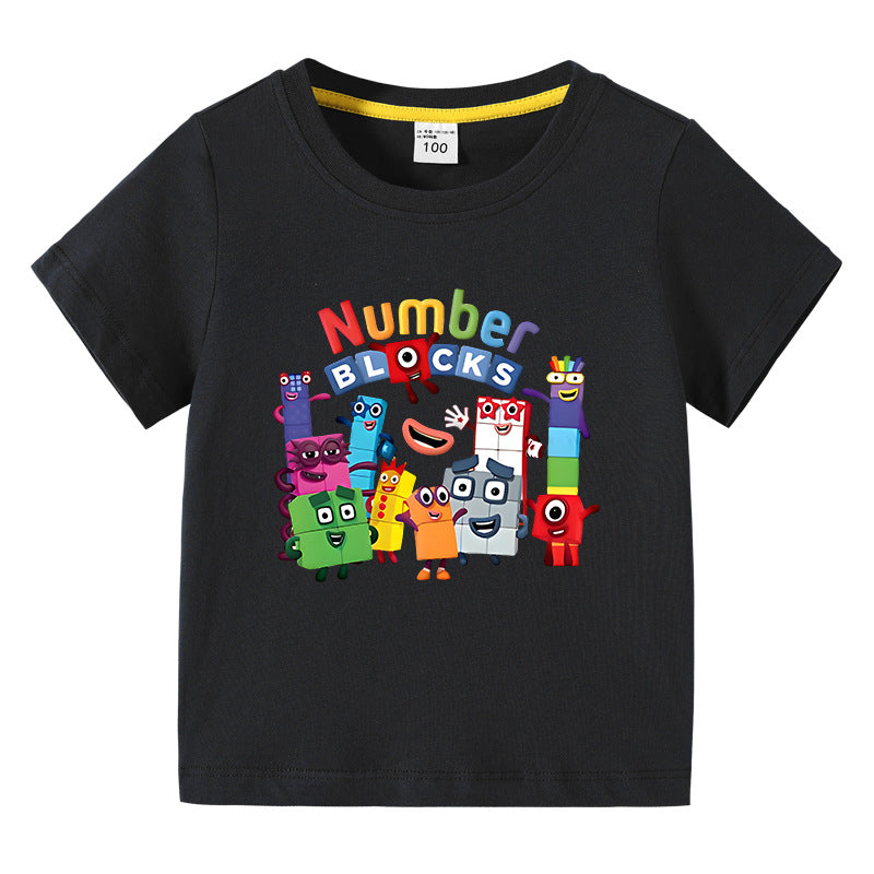 Children's summer clothes short sleeved T-shirt for boys
