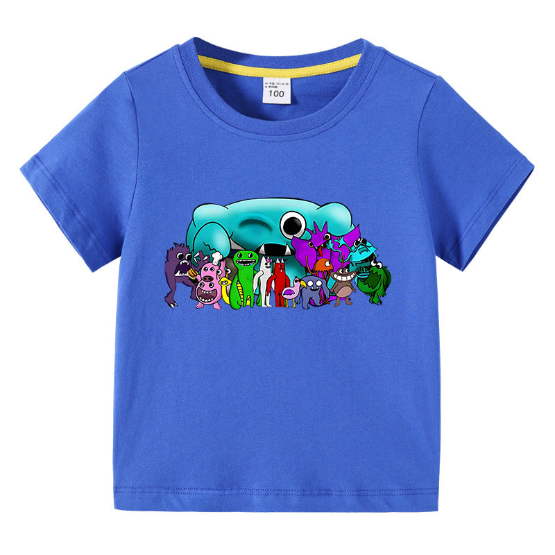 Summer short sleeved T-shirt for boys