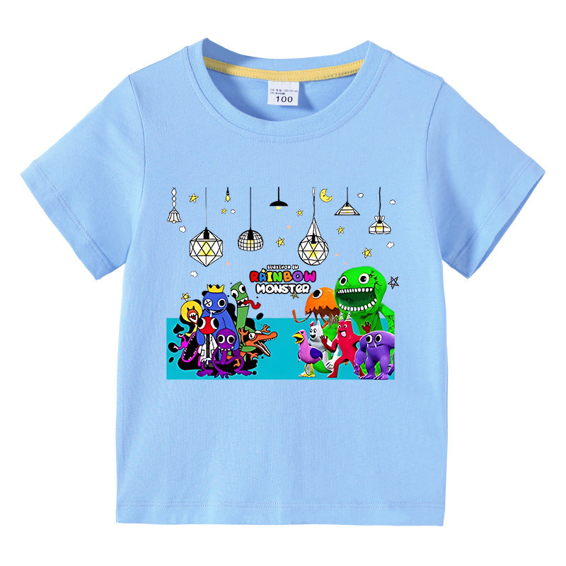 Children's summer clothes short sleeved T-shirt for boys
