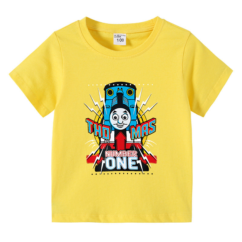 Children's summer clothes short sleeved T-shirt for boys