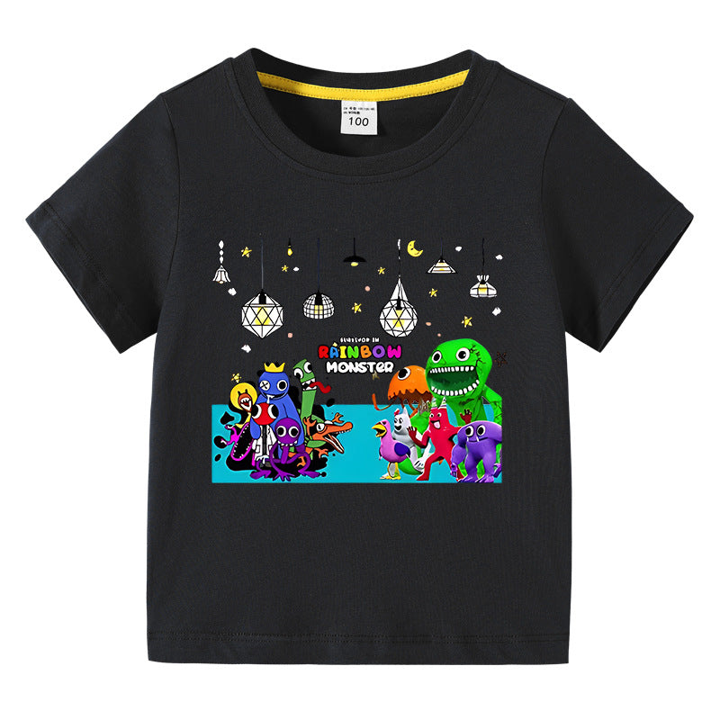 Children's summer clothes short sleeved T-shirt for boys