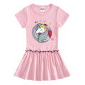 Short sleeved dress with half sleeves for babies