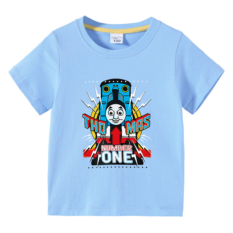 Children's summer clothes short sleeved T-shirt for boys