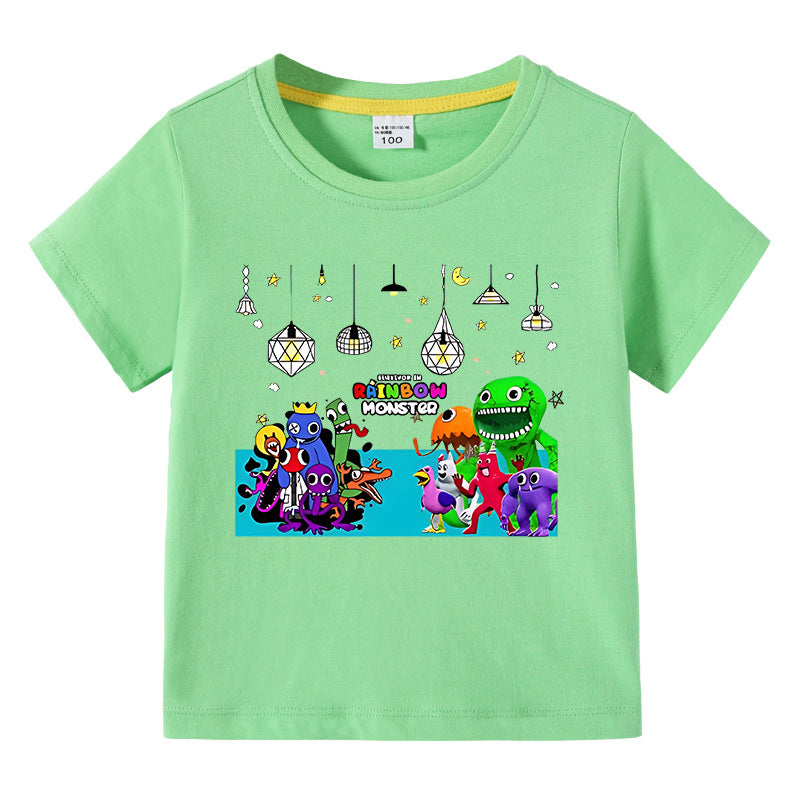 Children's summer clothes short sleeved T-shirt for boys