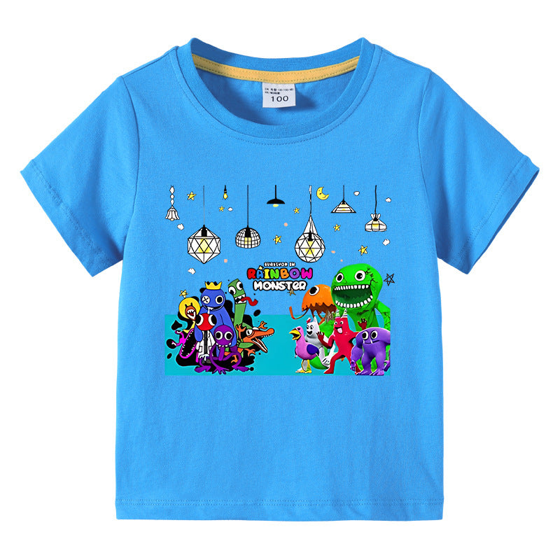 Children's summer clothes short sleeved T-shirt for boys