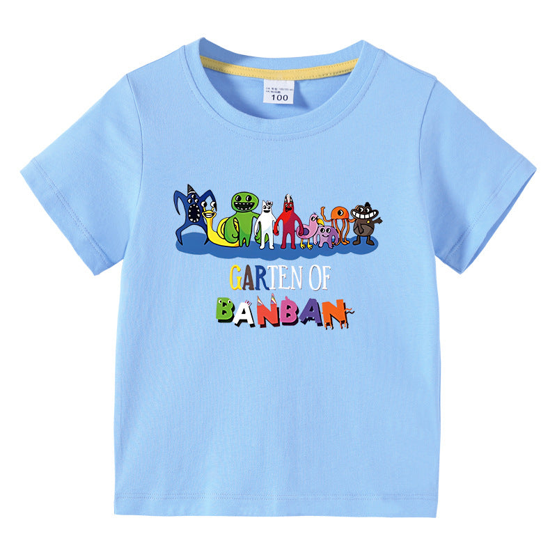 Summer short sleeved T-shirt for boys