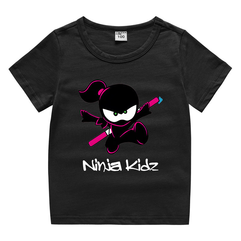 Children's summer clothing short sleeved T-shirt for men and women