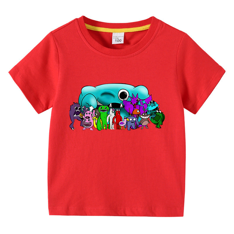 Summer short sleeved T-shirt for boys