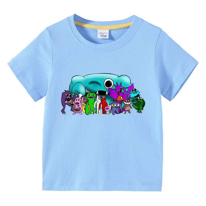 Summer short sleeved T-shirt for boys