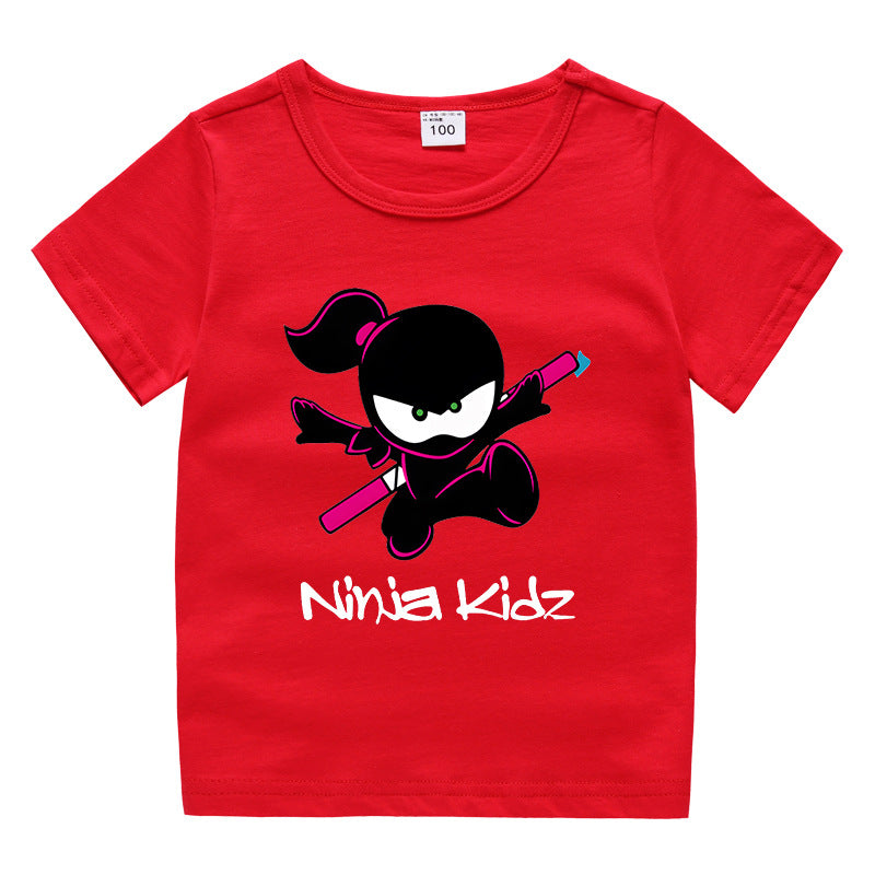 Children's summer clothing short sleeved T-shirt for men and women