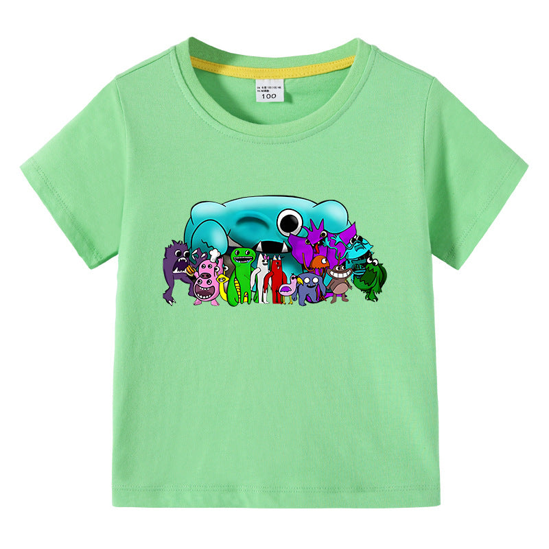 Summer short sleeved T-shirt for boys