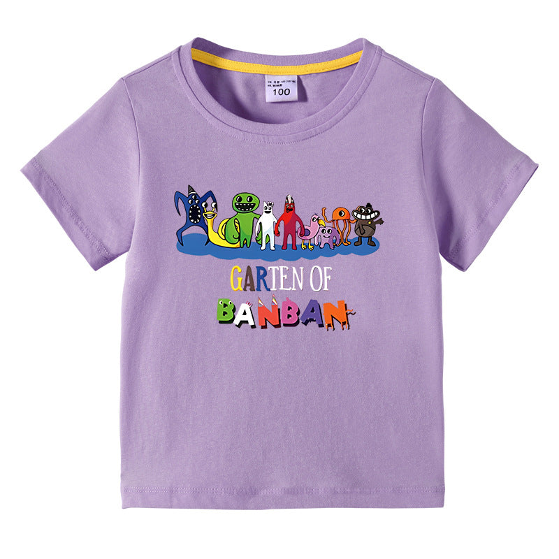 Summer short sleeved T-shirt for boys