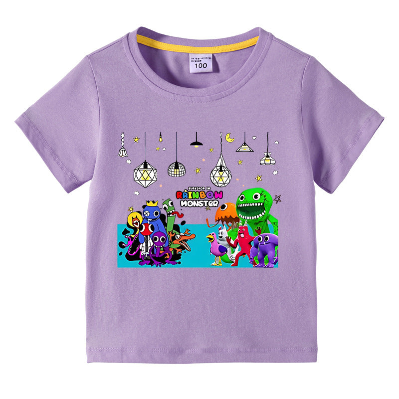 Children's summer clothes short sleeved T-shirt for boys