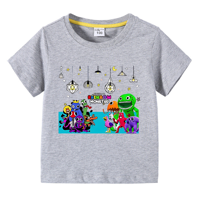 Children's summer clothes short sleeved T-shirt for boys