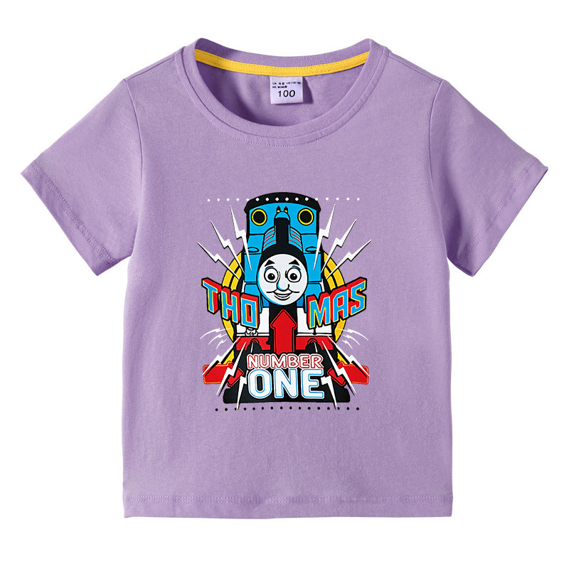 Children's summer clothes short sleeved T-shirt for boys