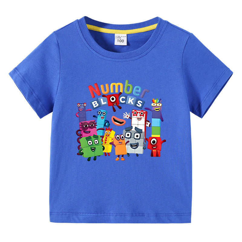 Children's summer clothes short sleeved T-shirt for boys