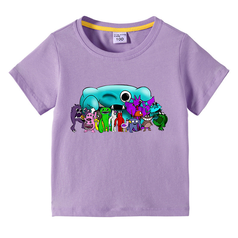 Summer short sleeved T-shirt for boys