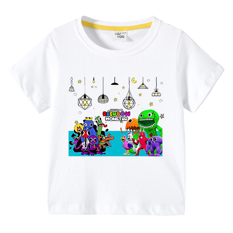 Children's summer clothes short sleeved T-shirt for boys
