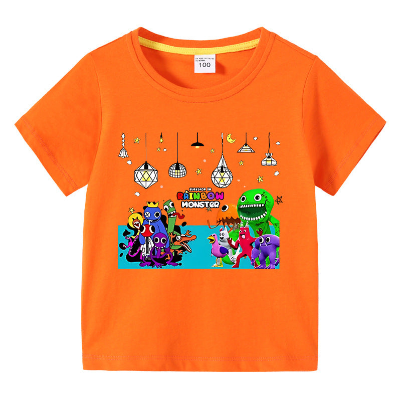 Children's summer clothes short sleeved T-shirt for boys