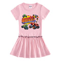 Children's short sleeved dress with half sleeves