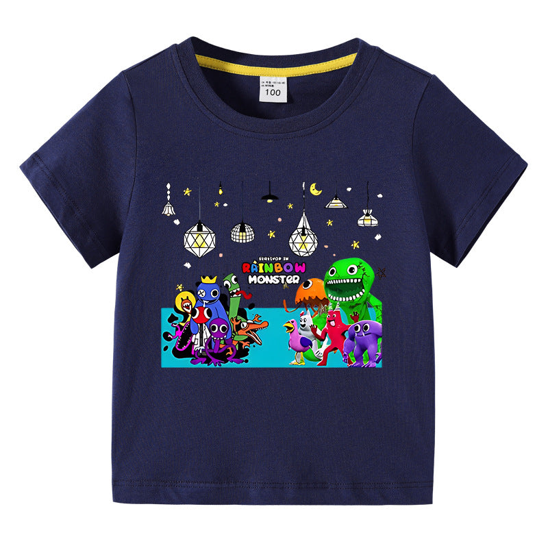 Children's summer clothes short sleeved T-shirt for boys