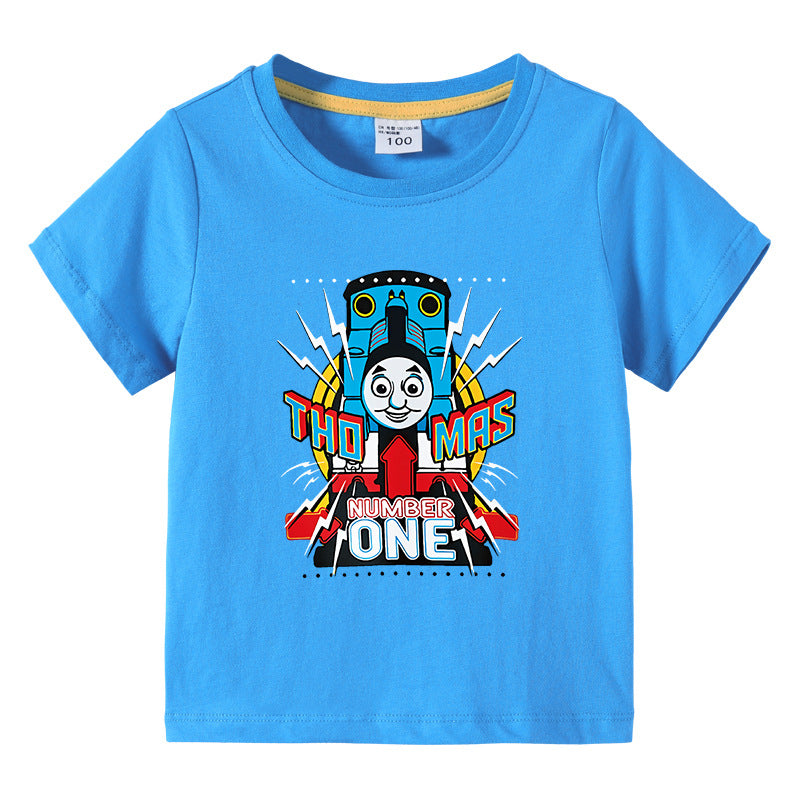 Children's summer clothes short sleeved T-shirt for boys