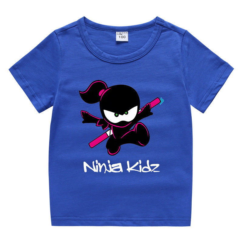 Children's summer clothing short sleeved T-shirt for men and women