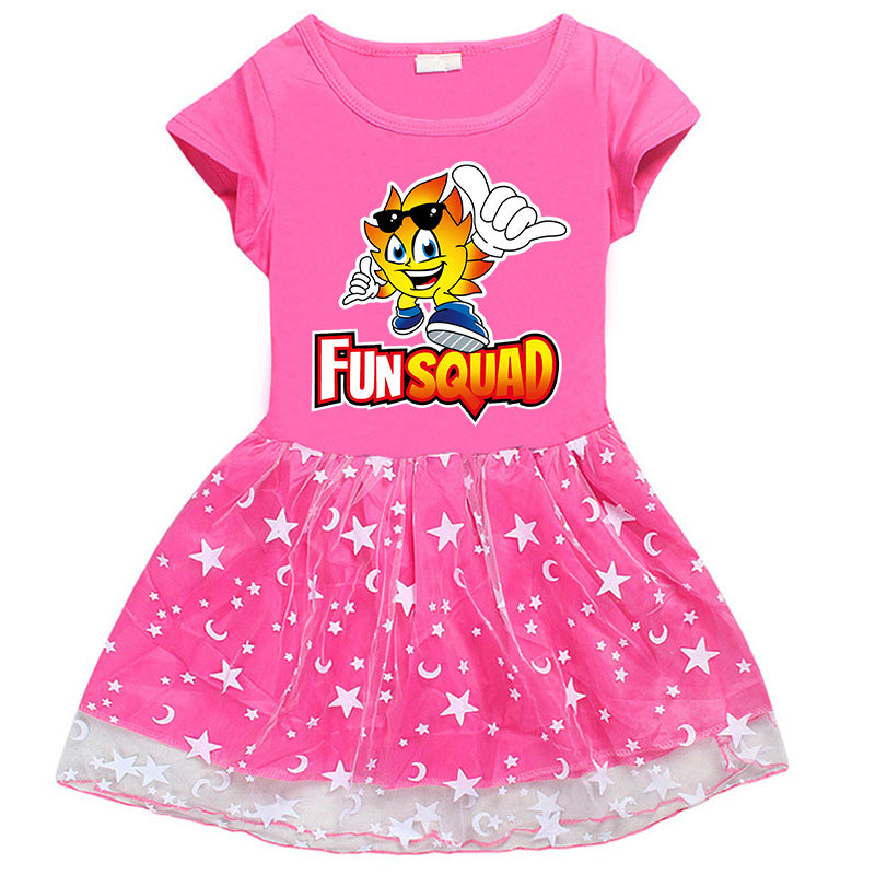 Girls' Half Sleeve Summer Dress