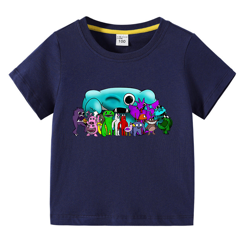 Summer short sleeved T-shirt for boys