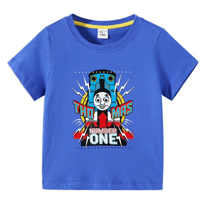 Children's summer clothes short sleeved T-shirt for boys