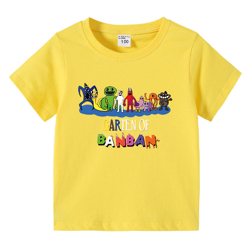 Summer short sleeved T-shirt for boys