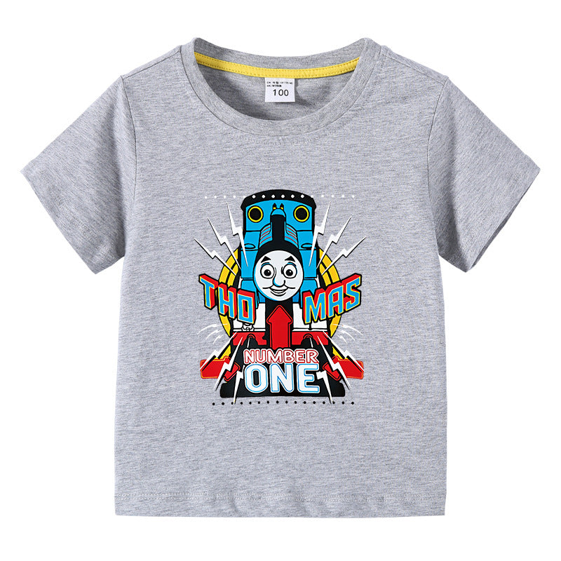 Children's summer clothes short sleeved T-shirt for boys