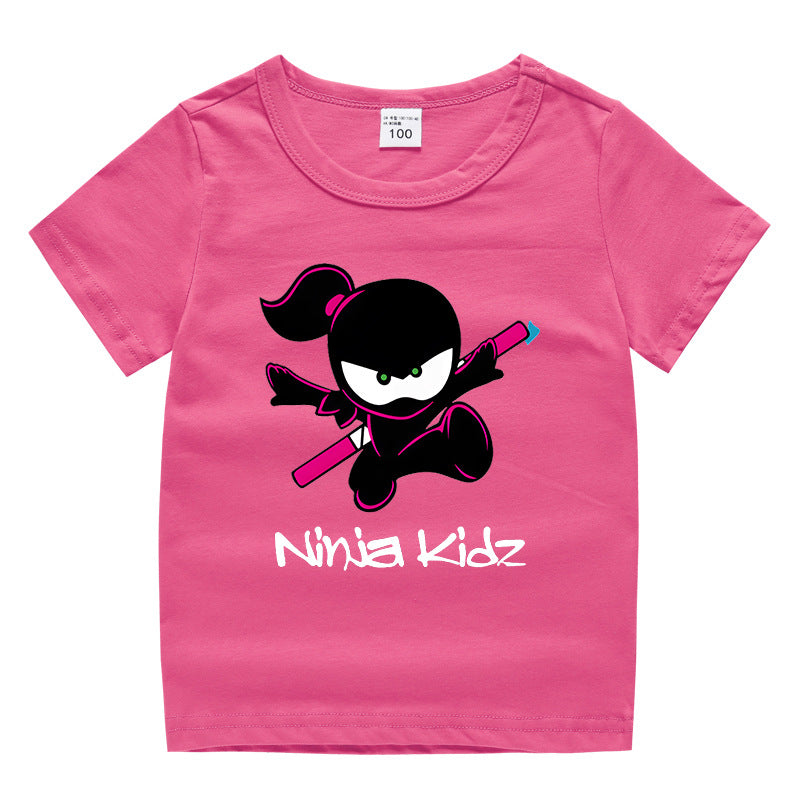 Children's summer clothing short sleeved T-shirt for men and women