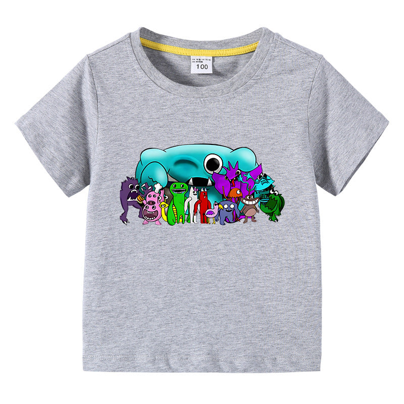Summer short sleeved T-shirt for boys