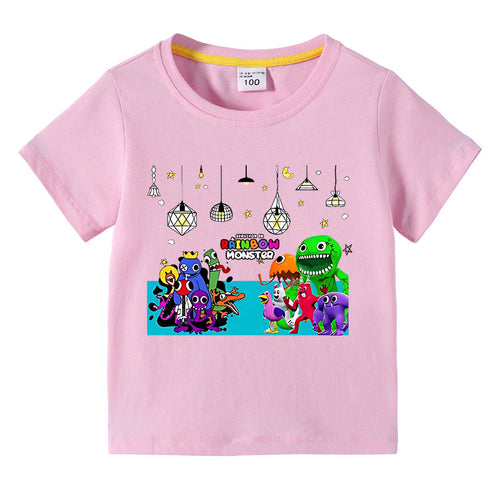 Boys' Summer T-Shirt – Pastel & Bold Colors (80–150cm)